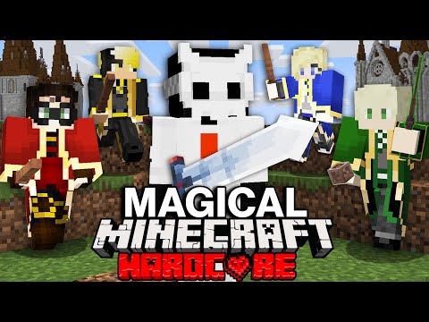 100 Players Simulate a Minecraft Magical Tournament