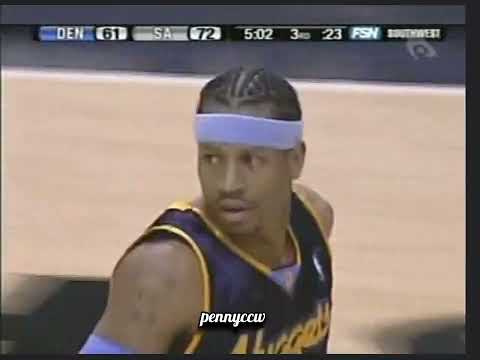 Allen Iverson 30 points highlights vs. the Spurs (2008)