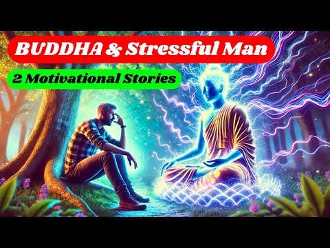 2 Buddha Stories Buddha & Stressful Man | Buddha Moral Story | Buddha Life | Life Changing Story