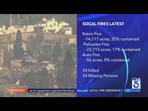 Southern California wildfires: KTLA Tuesday 1 p.m. Team Coverage