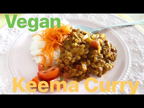 Vegan Keema Curry from Dante’s Rescue Kitchen/ ダンテさんのヴィーガンキーマカレー/ 비건 케마 카레