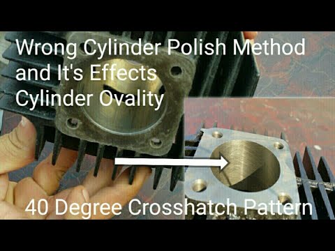 Cylinder Crosshatch | Cylinder Ovality | Wrong Cylinder Polish Method | Cylinder Faults