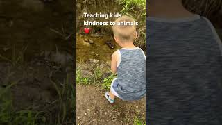 #kidslearning #kidsoutdoor #kidsandanimals #kindness #parenting