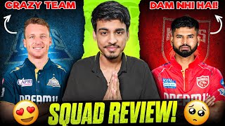 GUJARAT - BEST TEAM OF 2025! 💪 | PUNJAB ME DAM NHI? 🤯 | IPL 2025 Squad Review