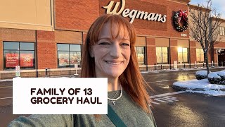 FAMILY OF 13 GROCERY HAUL