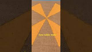 #jute #jutecraft #jutecraftideas #tablemats #diy #diycrafts #jutepainting