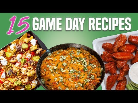 15 Game Day Snacks and Appetizers | Football Party Ideas Recipe Compilation | Well Done