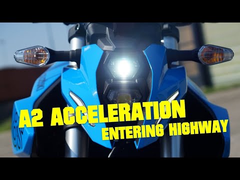 2023 SUZUKI GSX-8S - A2 ACCELERATION ENTERING HIGHWAY (35kW)