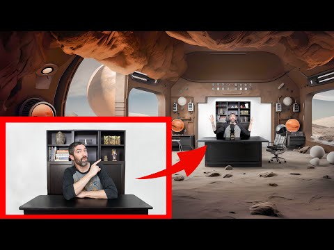 Make EPIC Fake Sets for VIDEO with AI Tools | AI YouTube Studio Setup