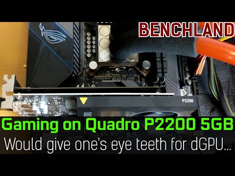 Quadro P2200 5GB Gaming. Cause why not?