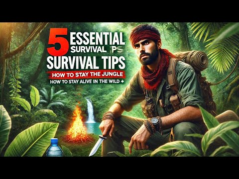 "5 Essential Survival Tips for the Jungle 🌴 | How to Stay Alive in the Wild 🌿"