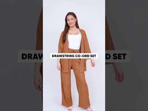 Drawstring co-ord set #shorts #coordset #fashion #clothes #ootd #wholesale #birmingham #viral