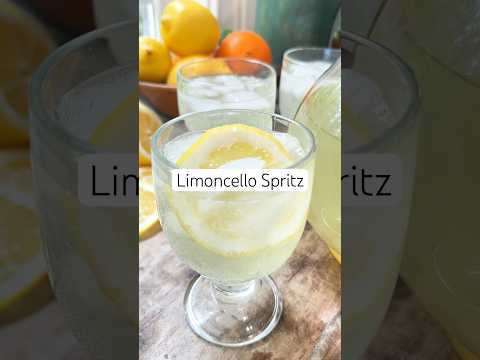 Limoncello Spritz Recipe 🍋 #limoncello #spritz