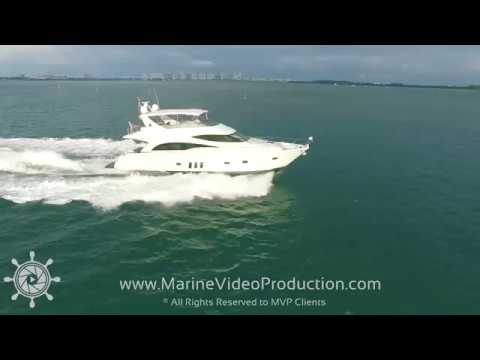 69' Marquis "Bolufe" Boat Video Tour by Marine Video Productions