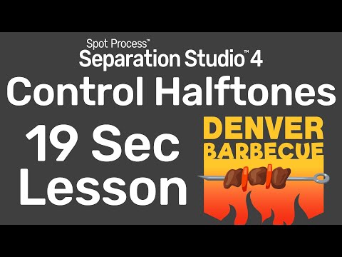 Separation Studio™ 4 - Control Halftones - 19 Second Lesson