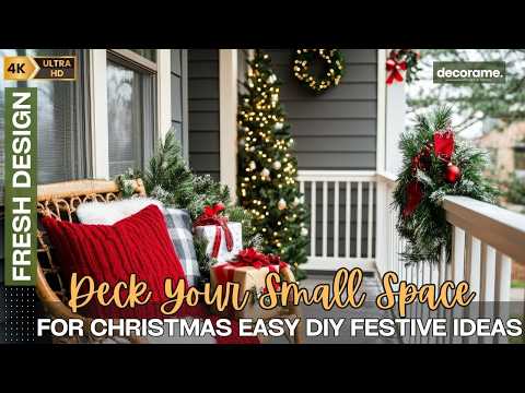 Deck Your Small Space for Christmas:  Easy DIY Festive Ideas