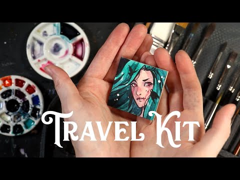 Let's pack my Travel Kit + Tiny Watercolor