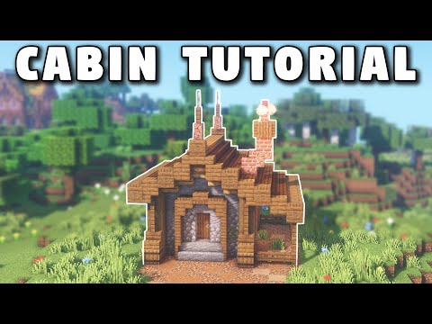 Minecraft: How to Build a Cabin! (Easy Tutorial)