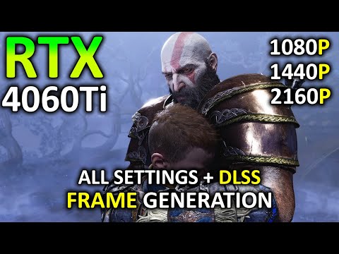 God of War Ragnarok: RTX 4060 Ti | All Settings | DLSS FG | 1080p - 1440p - 2160p | 2024