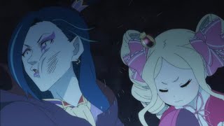 Re:Zero S2 Episode 25 | Roswaal ロズワール gets beaten up by Beatrice ベアトリス, Petra, Otto and Garfiel