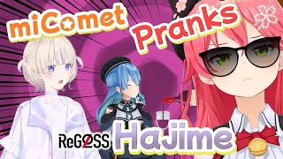 miComet pranks ReGLOSS: Todoroki Hajime - Hoshimachi Suisei, Sakura Miko [hololive / eng sub]