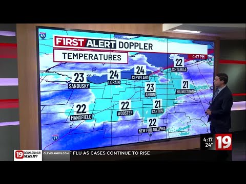 19 First Alert Weather Day: Light snow moves in tonight