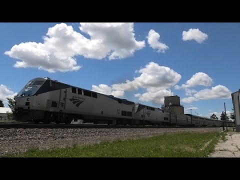 Amtrak 11 Leads Train #4 Princeton, IL 5/29/24