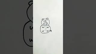 10sec drawing challenge #creative #art #shorts🐷