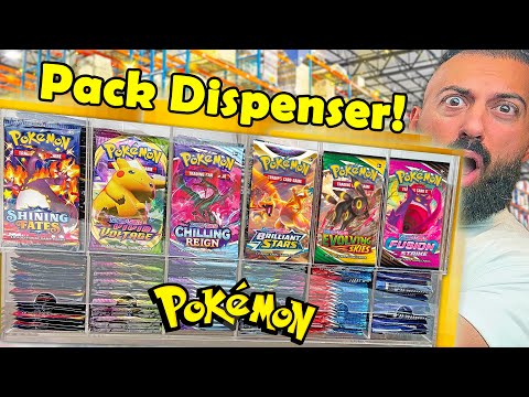 Opening My Pokemon Pack Dispenser!