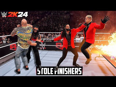 Roman Reigns STOLE 50 Finishers in WWE 2K24 !!!