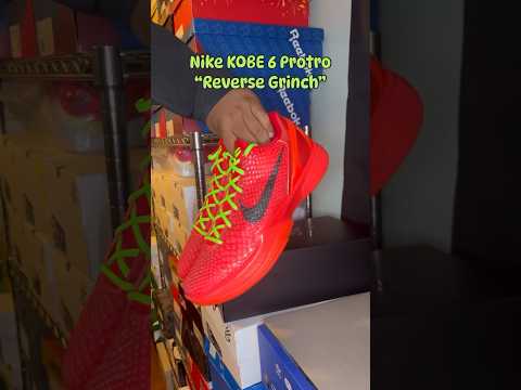 Nike KOBE 6 Protro Reverse Grinch Christmas Holiday Release #nikebasketball #kobebryant #sneakers