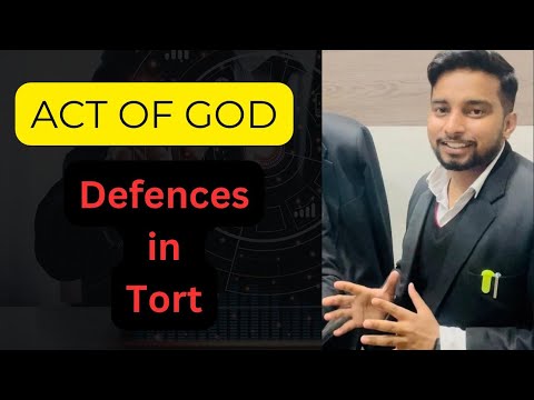 Class 10 | Defences in Tort | Act of God | #legalcounsel #rohitpanchal #lawstudent #exam