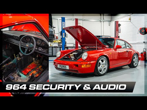 CLASSIC Porsche 964 Car Audio & Security (alarm + tracker) Upgrade