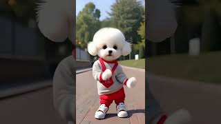 Cute Puppy Viral Dance 😳 #puppy #puppylife #puppyvideos