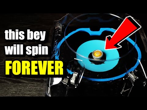 I made an INFINITE SPINNING Beyblade X Stadium!!