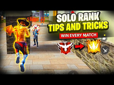 Solo Rank Push Tips and Tricks in Free Fire 👑 How To Push Rank In Free Fire | Solo Grandmaster Push