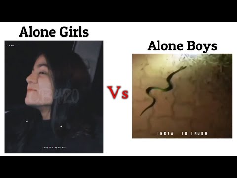 Alone Girls Vs Alone Boys !! Memes #viralmemes #mems