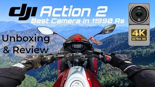 DJI Action 2 •128gb Review & Unboxing: Best 4K 120 FPS action camera under 12000rs #dji #djiaction2