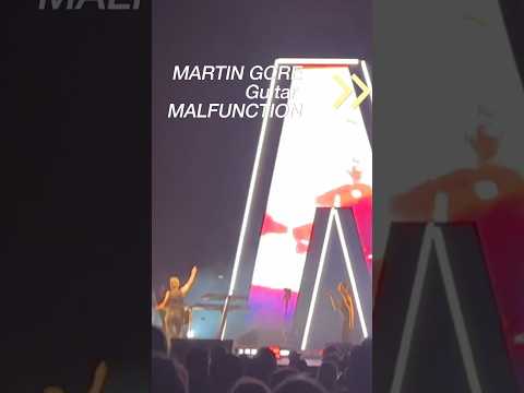 Depeche Mode Guitar Malfunction on Stage 🔶 'I Feel You' #shorts