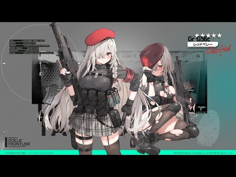 ドールズフロントライン Gr G36c専用スキン『レッドベレー』Live2Dプレビュー公開！