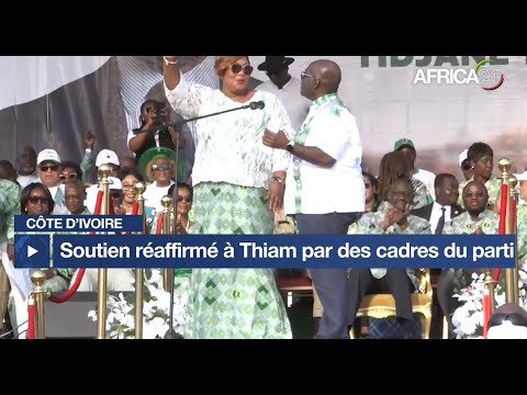 Côte d'Ivoire : Soutien réaffirmé à Thiam par des cadres du parti