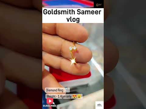 Light weight gold diomond ring.|| Fancy gold diomond ring.|| #shorts #subscribe