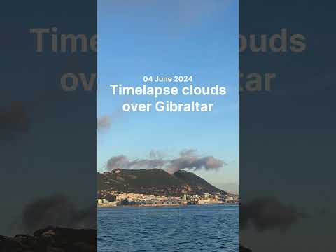 Timelapse Clouds Over Gibraltar