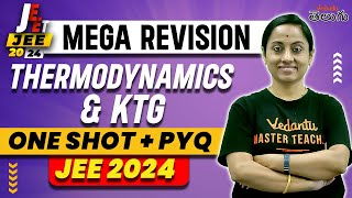 JEE 2024 Mega Revision | KTG & THERMODYNAMICS Class 11 One shot & PYQs | JEE Physics | JEE 2024/25