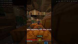 The Hive Hide and Seek Funny Bug #hivemc #hiveminigames #minecraft #mcpe #minecraftbe #hive #shorts