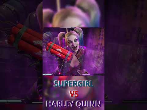 Harley Quinn vs Supergirl #dc #superman #superhero #injustice2 #superman #justiceleague