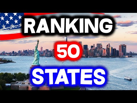 All 50 STATES in AMERICA Ranked WORST to BEST