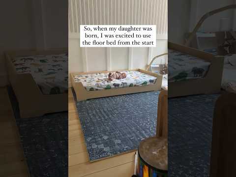 Why we don’t use the Montessori floor bed this time #babysleep #montessoribaby #montessoriathome