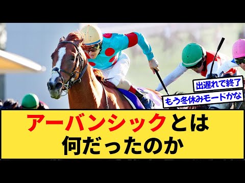 【競馬】アーバンシックとは何だったのか？