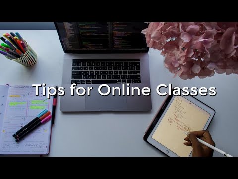 Tips for Online Classes! *You Got This*